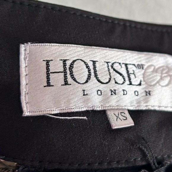 House of CB London Tahne Black Lace Backless Midi Dress XS - Picture 8 of 9